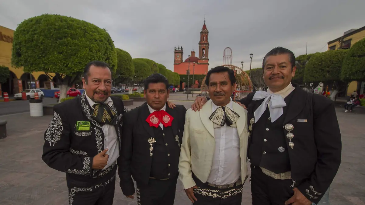 Músicos de San Juan del Río celebran a su patrona Santa Cecilia. Foto César Ortiz. El Sol de San Juan Del Río.